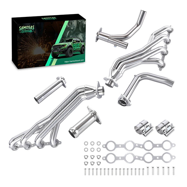 2007-2013  Steel Exhaust Manifold Header for  Silverado Sierra 1500 2500HD 3500HD