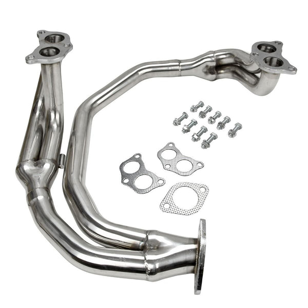 Non-Turbo Racing Exhaust Header For 1998-2005 Subaru Impreza RS EJ25 2.5L