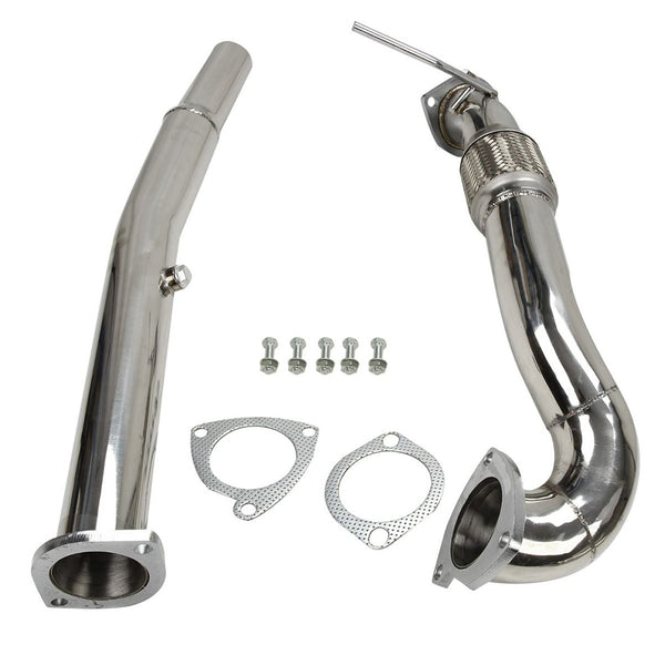 Stainless 3” Downpipe Exhaust for 2001-2003 S3 8L 1998-2006 Audi TT 8N (MK1) 1.8T Turbo 225bhp High Flow