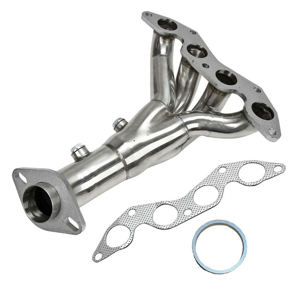 Stainless Long Tube Exhaust Header for 2001-2005 Honda Civic DX/LX 4CYL 1.7L