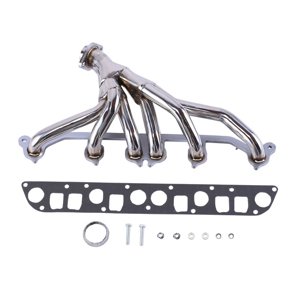 Exhaust Header for 1991-1999 Jeep Wrangler TJ YJ Cherokee XJ Grand Cherokee ZJ 4.0L Straight 6 Cylinder Engine