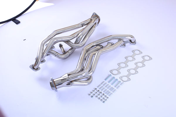 1996-2004 Ford Mustang GT 4.6L V8 SOHC Long Tube Headers - Stainless Steel Exhaust Manifold - Direct Fit Bolt-On Performance Headers (96-04 SN95 New Edge)