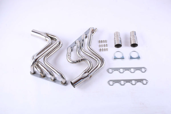 1987-1996 Ford F150/F250/Bronco 5.8L 351W V8 Long Tube Headers - Stainless Steel Exhaust Manifold - Direct Fit Bolt-On Performance Headers
