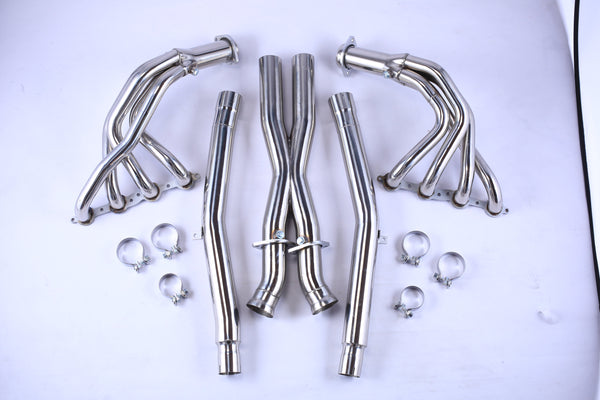 Chevy 2005-2013  Corvette C6 LS2 LS3 V8 6.0L 6.2L 7.0L Exhaust Header Cross X-Pipe Kit