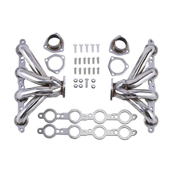 LS Swap Block Hugger Shorty Exhaust Headers for 1964-1988 Chevy GMC C10 C20 C30 Pickup Truck LS1 LS2 LS3 LS6 LS7 5.7L 6.0L 6.2L