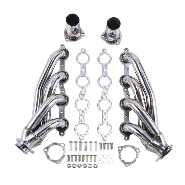 1964-1992 Shorty Exhaust Header LS Swap for Chevy GM Pontiac LS1 LS2 LS6 LS7 LSX 1964-1992 C10 Chevelle Camaro Caprice