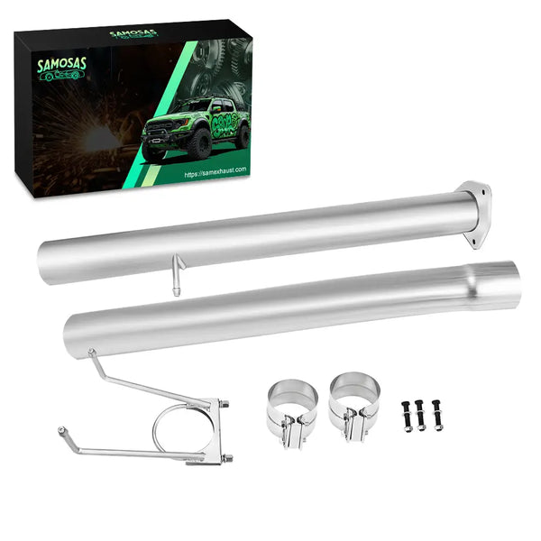 2013-2017 Ram 2500 3500 6.7L Cummins Diesel 4" DPF Delete Pipe Eliminator