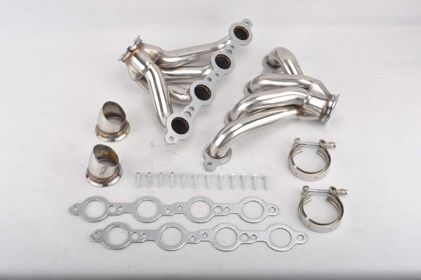 Universal LS Swap Headers - Fits LS1/LS2/LS3/LS6 1923-1967 Chevy - Shorty Stainless Steel Exhaust Manifolds