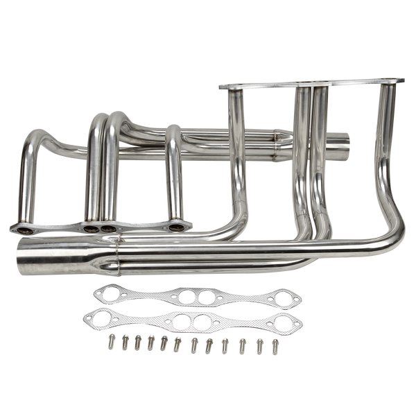 For Chevy 265-400 Small Block V8 1-5/8" T-Bucket Exhaust Header