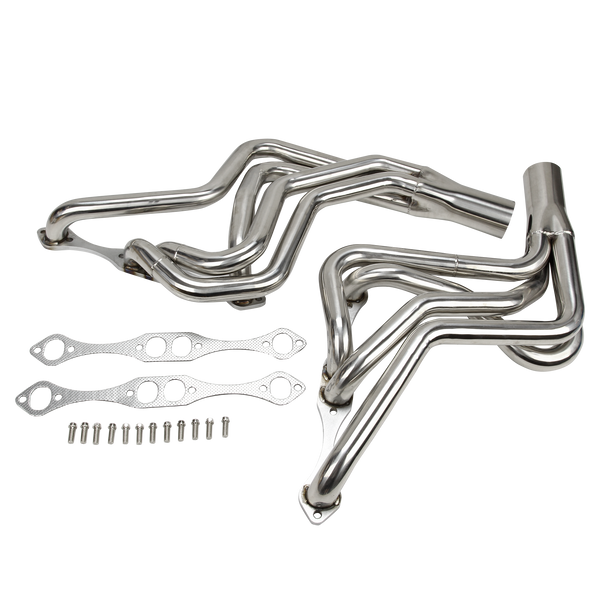 1970-1987 Chevy Stainless Header Exhaust Manifold for  267-400 Small Block V8 Long Tube