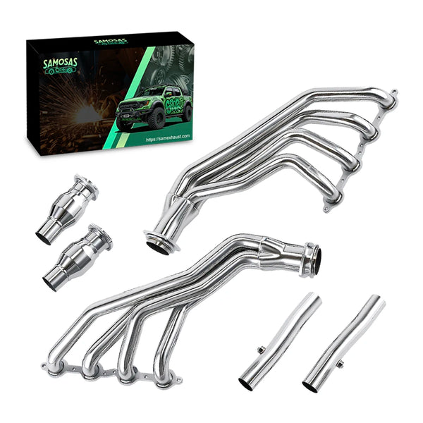 2005-2006 Pontiac GTO LS2 6.0L V8 Exhaust Header Manifold with Pipes Resonator Kit