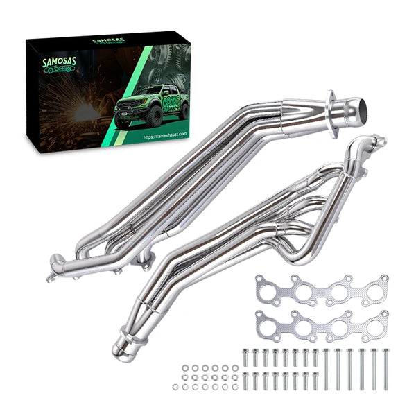 2011-2016 Ford Mustang GT 5.0L Coyote V8 Performance Headers - 304 Stainless Steel Long Tube Design - Boss 302 Compatible