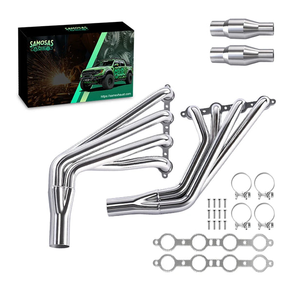 2010-2015 Chevy Camaro SS 6.2L LS3 V8 Long Tube Headers - 304 Stainless Steel Performance Exhaust