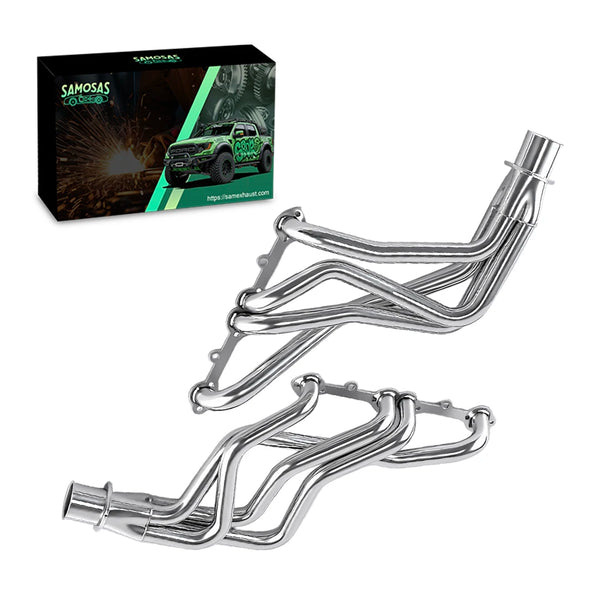 Long Tube Stainless Exhaust Header for 1973-1985 Chevy GMC Truck Small Block  1-5/8"