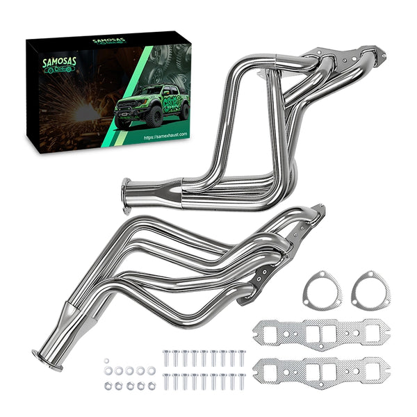 1965-1975 Oldsmobile Cutlass Delta 350 400 455 V8 Long Tube Stainless Exhaust Header