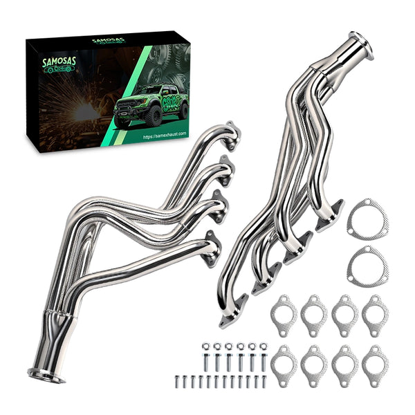 Chevy 1968-1972 Big Block 396 400 427 454 Camaro Chevelle Long Tube Stainless Header Exhaust
