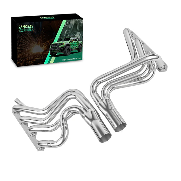 1987-1996 Ford F150 F250 Bronco 5.8L V8 Stainless Long Tube Header Exhaust Manifold