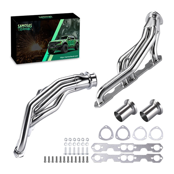 1988-1997FOR CHEVY GMC 5.0/5.7 V8 C/K  STAINLESS STEEL HEADER EXHAUST MANIFOLD