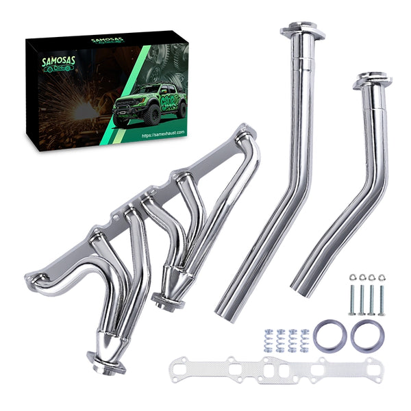1960-1983 Ford Mercury L6 144 170 200 250 CID Stainless Header Exhaust Manifold
