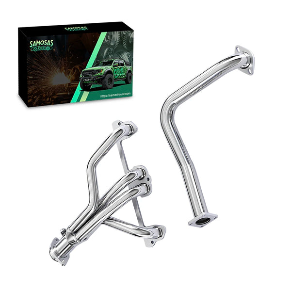 1991-1995 Jeep Wrangler YJ 2.5L L4 Exhaust Header with Downpipe Kit