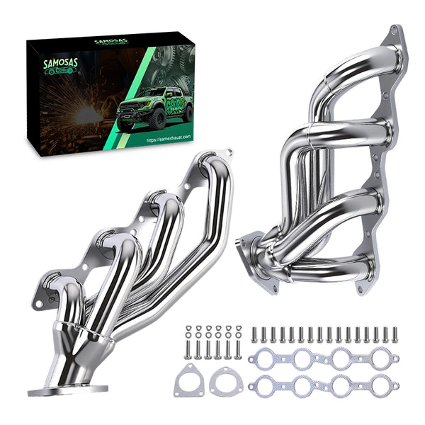 2000-2006 Manifold Headers For Chevy Avalanche Silverado Tahoe GMC Sierra 4.8L/5.3L