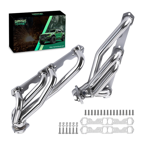 1988-1997 Stainless Steel Exhaust Headers Truck For Chevy GMC  5.0L/5.7L 305 350 V8