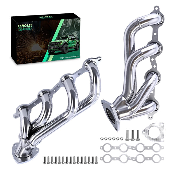 GMC  For 00-01 GMC Yukon 4.8L 5.3L 99-01 GMC Sierra 1500 2500 SS Manifold Headers