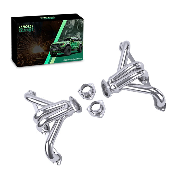Stainless Steel Exhaust Headers for 1955+ Chevy Hugger Small Block SBC V8 262 265 283 305 327 350 400 - Universal Hot Rod & Street Rod