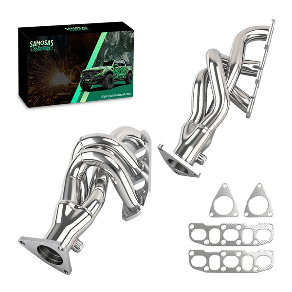 Stainless Steel Exhaust Headers for 2009-2013 Nissan 370Z 2008-2013 Infiniti G37 3.7L V6 VQ37VHR & 350Z 3.5L VQ35DE/HR