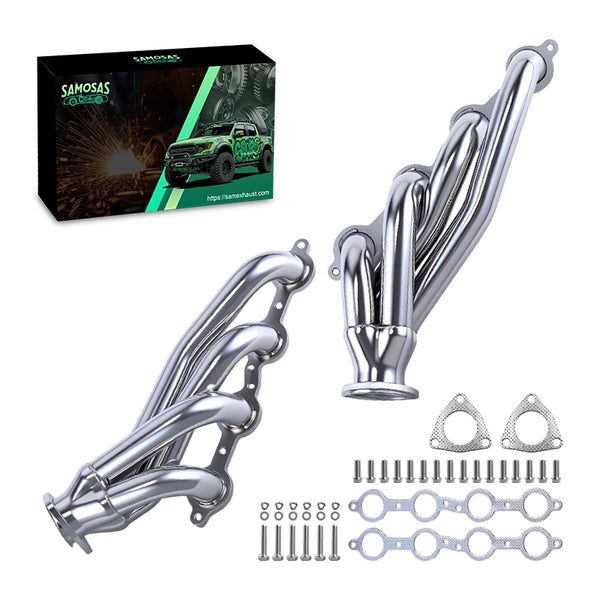 Shorty Stainless Exhaust Header for Chevy Chevelle Camaro LS1 LS2 LS3 LS6 LS7 1997-2015