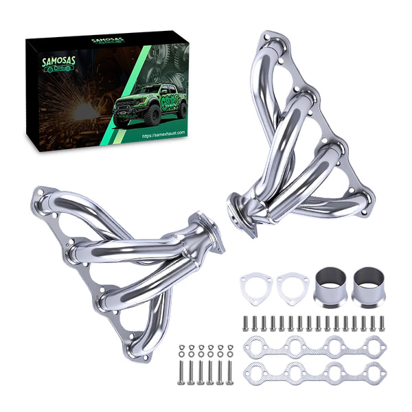 1964-1978 Ford Small Block SBF 289 302 351W V8 Hugger Shorty Exhaust Headers for 64-78 Mustang Cougar Fairlane