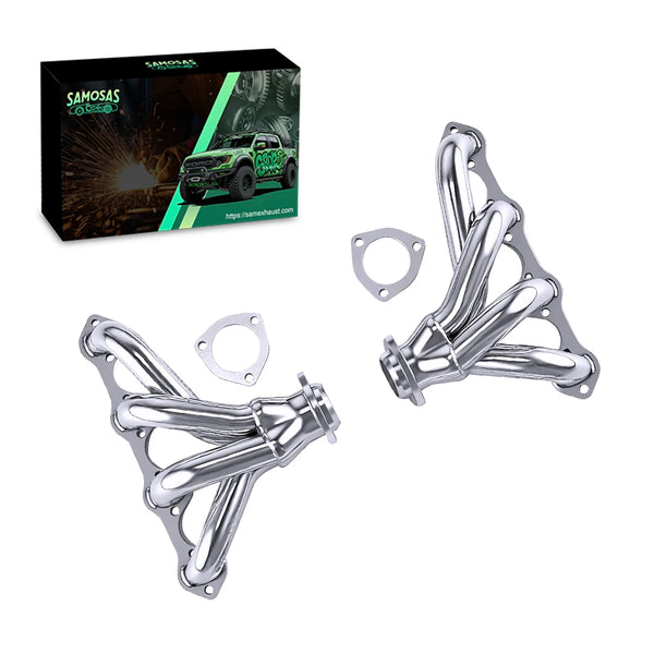 1964-1978 Ford Small Block SBF 289 302 351W V8 Hugger Shorty Exhaust Headers for 64-78 Mustang Cougar Fairlane