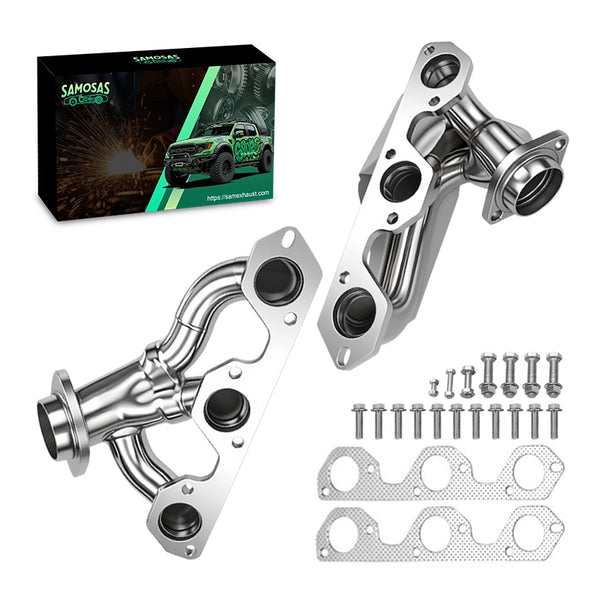 Stainless Exhaust Header for 2007-2011 Jeep Wrangler JK 3.8L V6