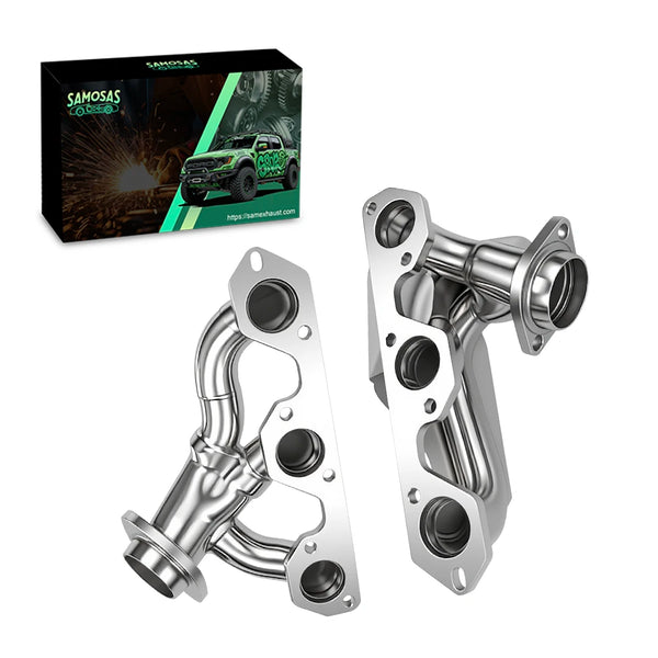 Stainless Exhaust Header for 2007-2011 Jeep Wrangler JK 3.8L V6