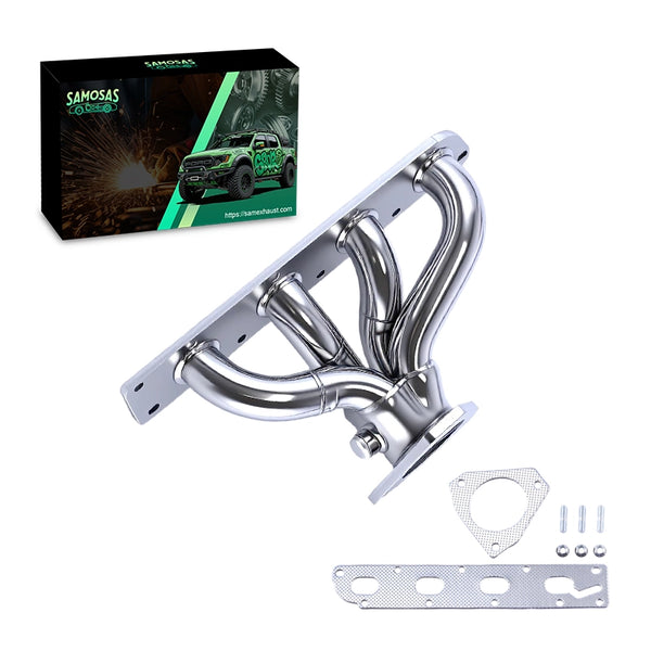 Stainless Exhaust Header for 2005-2010 Chevy Cobalt HHR Saturn Ion 2.2L 2.4L