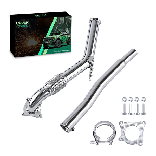 3" Catless Downpipe Exhaust For 2007-2011 Audi A3, For 2006 2007 2010 Volkswagen GTI VW Golf GTI Jetta MK5 2.0L/2.0T I4 DOHC