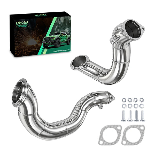 3" Downpipe Exhaust for 2007-2016 BMW N54 V2 135i 335i E82 E88 E90 E91 E92 E93 3.0L
