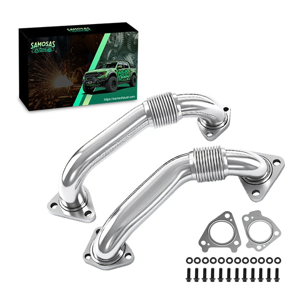 Heavy-Duty Upgraded Exhaust Up Pipe For 2001-2016 GMC Chevy LB7 LLY LBZ LMM LML 6.6L Duramax SL