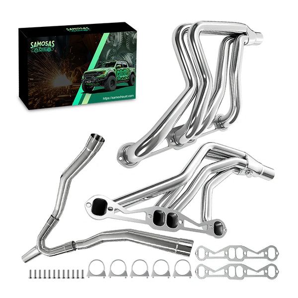 1982-1992 Stainless Exhaust Headers with Y-Pipe Kit for 82-92 Chevy Camaro Pontiac Firebird 5.0L 5.7L V8 AT