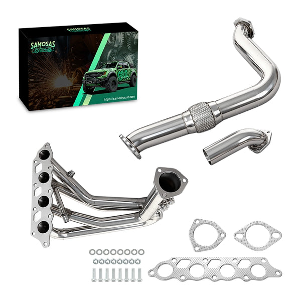 Stainless Exhaust Header for 2000-2004 Ford Focus 2.0L 121 I4 Performance High Flow