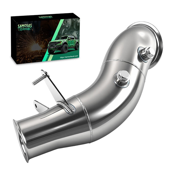 4" Single Turbo Catless Downpipe Exhaust For 2012-2021 BMW F-Chassis M135i M2 M235i 335i 435i X Drive F32 F33 F36 F22 F23 N55