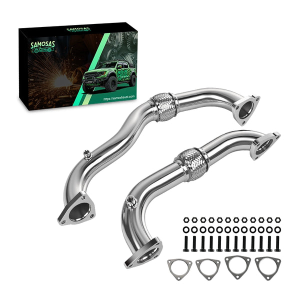 Heavy Duty Exhaust Up Pipe for 2008-2010 Ford Powerstroke Diesel 6.4L