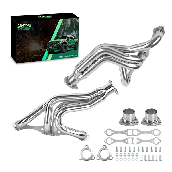 Exhaust Headers for 1955-1957 Chevy Bel Air 1955-1982 Chevy Chevrolet Corvette Small Block 5.7L SBC Chassis