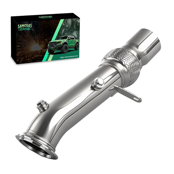 3.5" Turbo Catless Downpipe Exhaust for 2011-2014 BMW F10 F11 535i 535ix