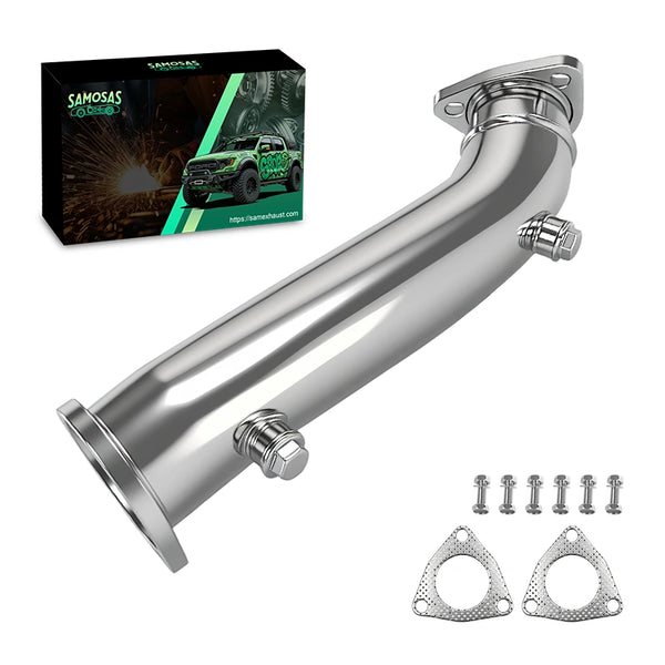 Turbo Downpipe Exhaust Converter Pipe for 1997-2005 Audi A4 B5 B6/VW Passat 1.8T/L J2 Engineering