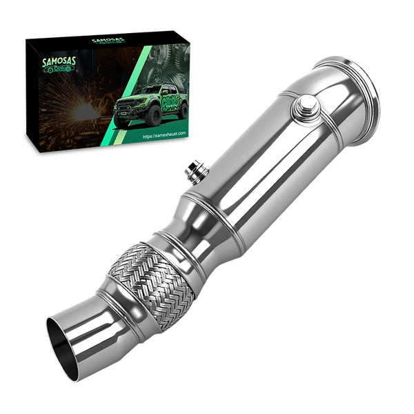 Racing 4" Downpipe Exhaust for 2015-2019 BMW N55 F01 F02 740i F10 F11 F15/F07 535i F06 F12 F13 640i E70 E71 X5 X6
