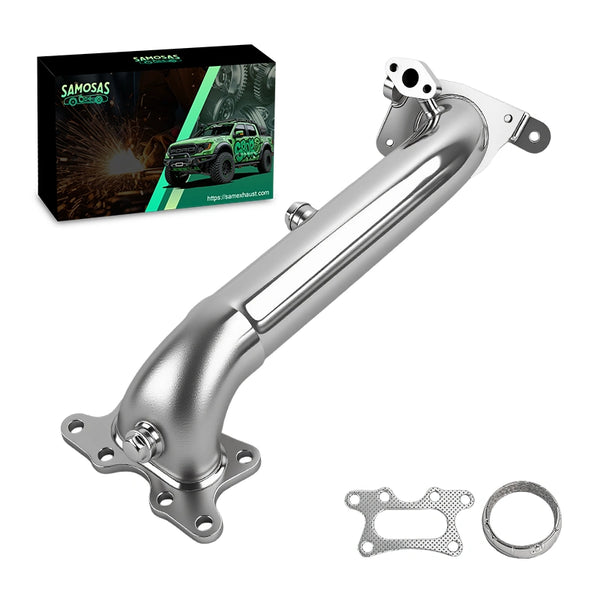 Stainless Steel 2.5" Inlet / 1.9" Outlet Downpipe Exhaust for 2006-2011 Honda Civic 1.8L R18A1 EX LX DX FG1 FA1