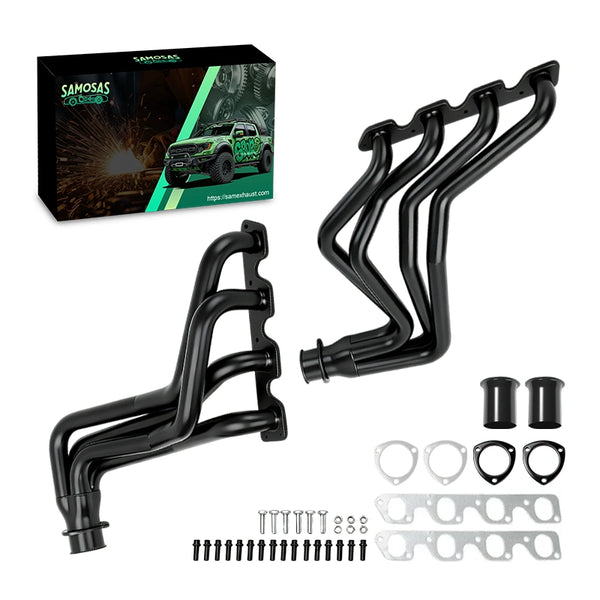 Exhaust Manifold Header Kit for 77-79 Ford F150/250/350 Bronco 4WD 351-400 Ci V8