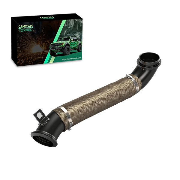 2011-2016 Chevy GMC LML 6.6L Duramax Diesel 3" Turbo Downpipe Exhaust Black