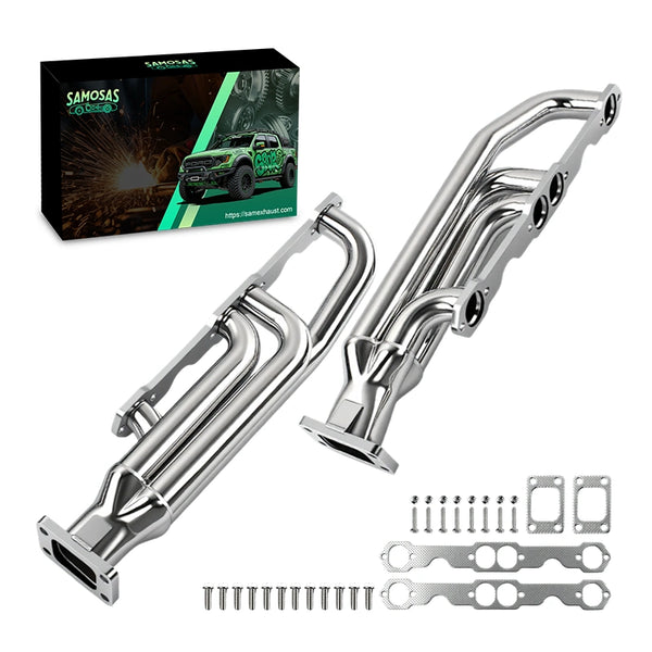1982-1992 Chevy Camaro Trans Am Firebird 350 305 Small Block SBC T3 V8  Twin Turbo Exhaust Header